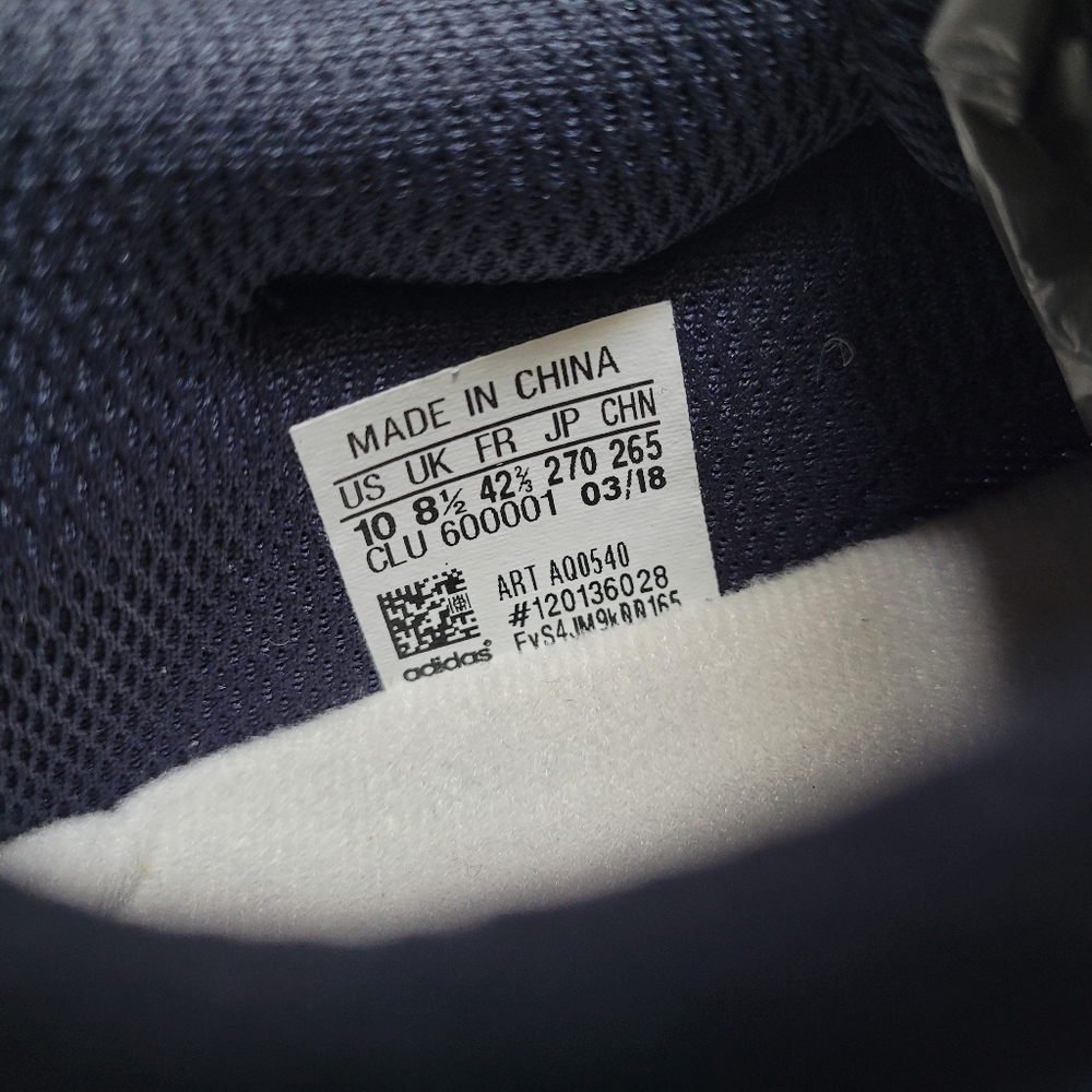 Adidas Aerobounce 2 Running Shoes Lilac/Silver Women's 10 AQ0540 Sneakers Gym - Picture 9 of 12